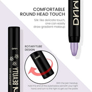 Kaely 4Pcs Cream Eyeshadow Stick Set for Eyes,Pink Light Purple Vioiet Mocha Beige,Eye Brightener Shimmer Makeup Pen,Water...