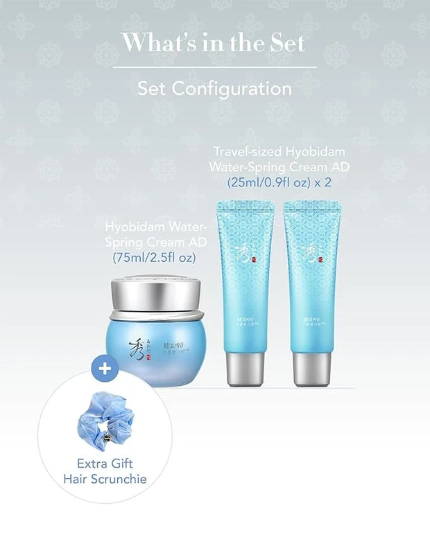 Sooryehan Water Spring Cream AD Amazon Set (Amazon Set, 4.2fl oz) - Korean Moisturizer Skincare for Deep Hydration Boost &...