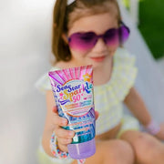 Seastar Sparkle - Rainbow Party Cake Scented Glitter Sunscreen - SPF 50 - Biodegradable Sunscreen, Kids, Water Resistant, ...