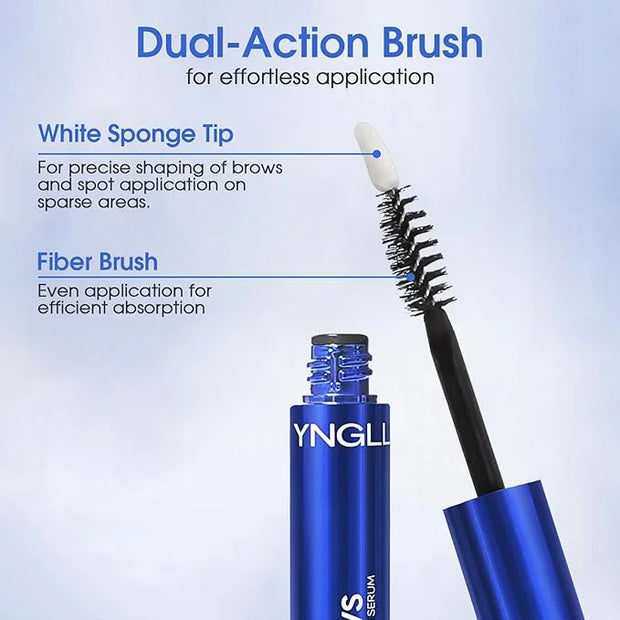 Eyebrow Growth Serum Plant Extracts Brows Growth Serum for Women Regrowth Eyebrow Hair Growth Thicker, Longer, Fuller -5ml...