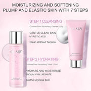 7-In-1 Skincare Gift Set With Facial Cleanser, Toner, Serum, Eye Cream, Lotion, Cream&Sleep facial mask, Moisturizing Skin...