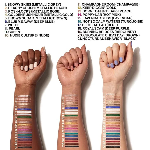wet n wild Color Icon Cream Eyeliner Eyeshadow DMulti-Stick, Moisturizing, Nourishing Velvety Cream-to-Powder Buildable & ...