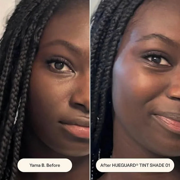 Live Tinted Hueguard Skin Tint SPF 50 - Tinted Mineral Sunscreen with Light-Medium Buildable Coverage With a Hydrating and...