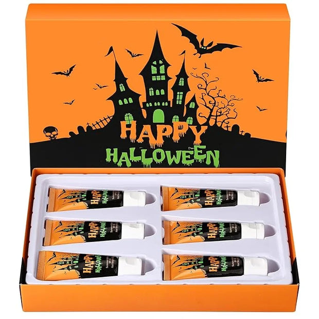 6 Pcs Halloween Gifts Travel Size Sunscreen Spf 30 Mini Sunscreen Lotion 1oz Travel Water Resistant Sunscreen Lotion for H...