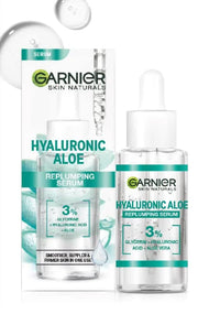 Garnier Skin Naturals Hyaluronic Aloe Replumping Super Serum, 30ml - Product Image