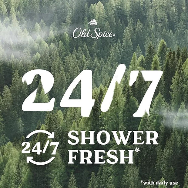 Old Spice Cleansing Body Wash for Men, 24/7 Shower Fresh with Lasting Scent, Cleanse & Refresh, Gentle on Skin, Vitamin B3...