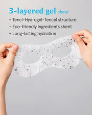 THESAEM Iceland Glitter Eye Goggle Mask - Refreshing & Hydrating Korean Eye Mask Patch for Puffy Eyes - Vitamin & Hyaluron...