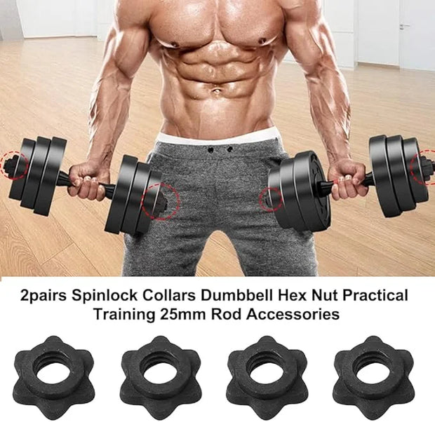 4pcs Spinlock Collars 1 Inch - Product Image