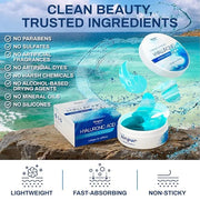 Under Eye Patches for Puffy Eyes and Dark Circles – Hydrating Eye Mask with Hyaluronic Acid Collagen & Caffeine – Skin Car...