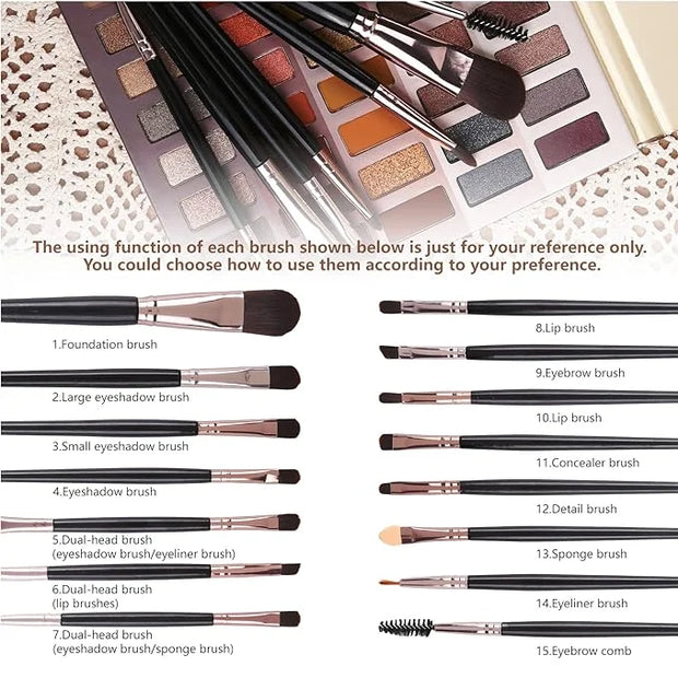 UCANBE 60 Colors Naked Eyeshadow Palette + Makeup
