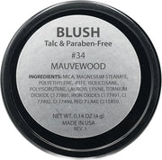 Mauvewood Deep Dark Pink Rose Blush Pressed Cheek Color Powder, Talc & Paraben Free, 4 Grams, No Animal Testing & Cruelty ...