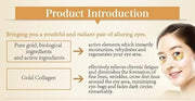 24K Gold Eye Patches Collagen Anti-Wrinkle Anti-Aging Beauty & Personal Care Dark Circles & Puffiness Brightener Rejuvenat...