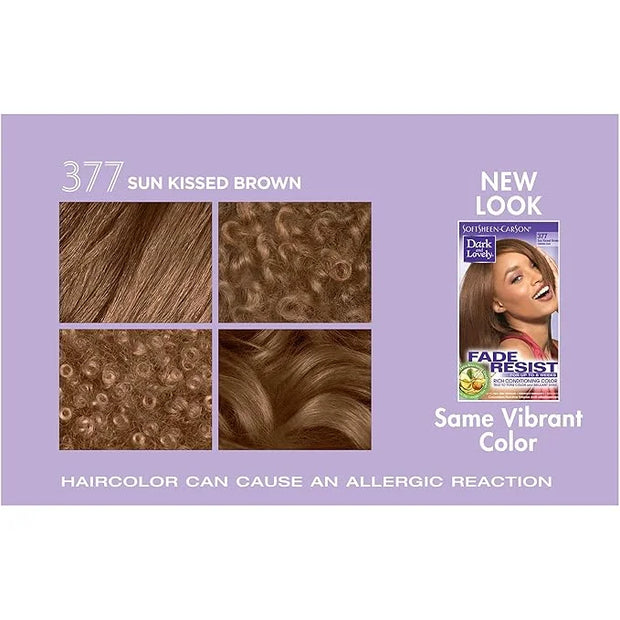 SoftSheen-Carson Dark and Lovely Fade Resist Rich Conditioning Hair Color, Permanent Hair Color, Up To 100 percent Gray Co...