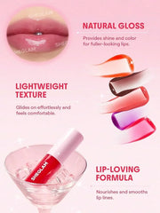 SHEGLAM Jelly Wow Tinted Lip Oil Plumping Lip Gloss Natural -Pinky Swear - Product Image