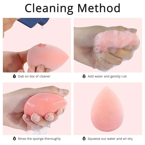 BEAKEY Makeup Sponge Set, Foundation Blending Sponge, Beauty