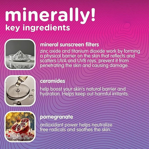 minerally! SPF 50 Sunscreen Spray, Broad-Spectrum Protection Against UVA & UVB Rays, Perfect For Everyday Activities & Out...