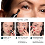 DRMTLGY Luminous Eye Corrector SPF 41, Under Eye Color Corrector for Dark Circles, Anti-Aging Tinted Eye Cream, Hydrating ...