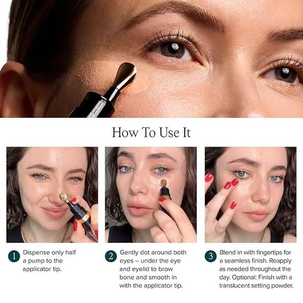 DRMTLGY Luminous Eye Corrector SPF 41, Under Eye Color Corrector for Dark Circles, Anti-Aging Tinted Eye Cream, Hydrating ...
