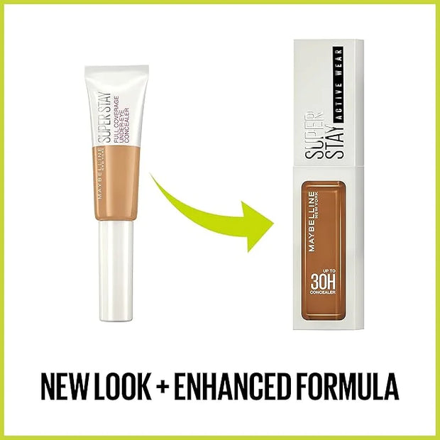 Maybelline Super Stay Liquid Concealer Makeup, Full Coverage Concealer, Up to 30 Hour Wear, Transfer Resistant, Natural Ma...