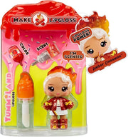 Yummiland Lip Gloss Doll - Amber Cinnamon, with DIY Lip Gloss Kit, Ages 4+ - Product Image