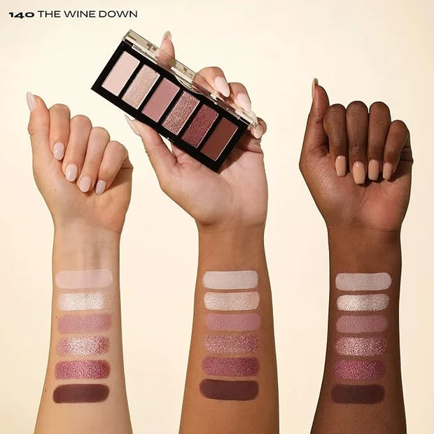 Milani Gilded Mini Eyeshadow Palette with 6 Matte & Shimmer Hues - The Wine Down - Product Image
