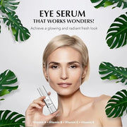 Eye Serum, Multi-Vitamin Skin Care Serum with Vitamins A, B, C and E, Rejuvenating Dark Spot Remover for Face and Under Ey...