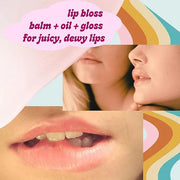 Pacifica Plumping Lip Gloss - Lip Bloss Tinted Lip Balm Treatment - Berry Flavored - Moisturizing, High-Shine, Long-Lastin...