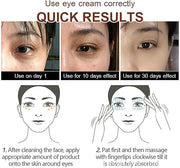 Magic Eye Cream, Instantly Remove Under Eye Bags Wrinkles Puffiness Dark Circles and Fine Lines, Anti Aging Eye Cream for ...