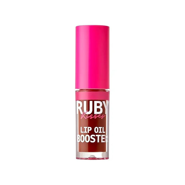 Ruby Kisses Lip Oil Booster, Hydrating Lip Gloss with Nourishing Natural Oil Blend, Jumbo Wand for Easy Application, Non-S...