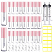 AMORIX 50PCS Mini Lip Gloss Tubes with Wand 1.2ml Empty Lip Gloss Containers Refillable Travel Lip Balm Tubes for Samples ...