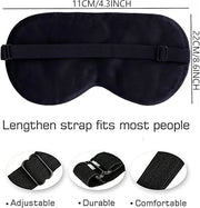 Maxfeel 100% Pure Silk Eye Mask - Sleep Eye Cover in Printed Colors (#10) - Product Image