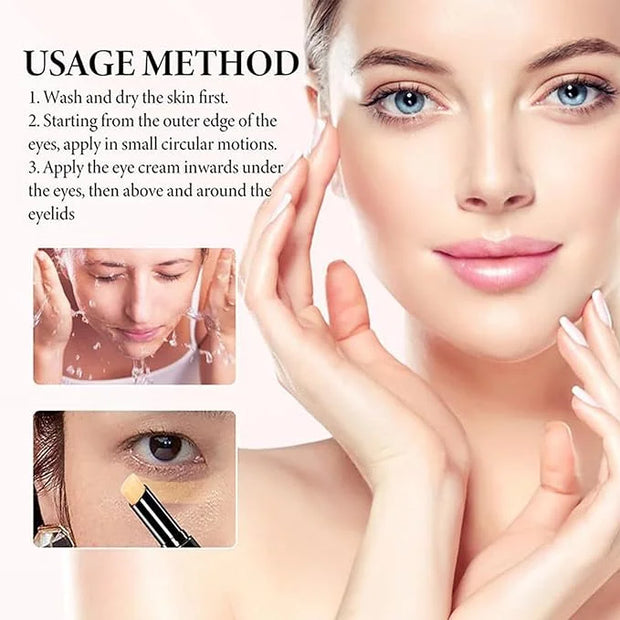 Lumibalm for Under Eye Bags, Turmeric Retinol Eyes Stick, Turmeric Eye Cream Stick, Retinol Eye Cream Sticks, Under Eye Cr...