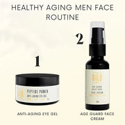 Peptide Power Anti-Aging Eye Gel For Men with Peptide Complex - Daily Wrinkle Creamy Gel - Line Smoothing For Wrinkles, Da...
