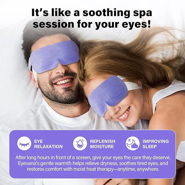 16 Packs Steam Eye Mask, Self Heating Warm Compress for Dry Eyes, Disposable Heated Eye Mask for Sleep, Spa, Travel Essent...