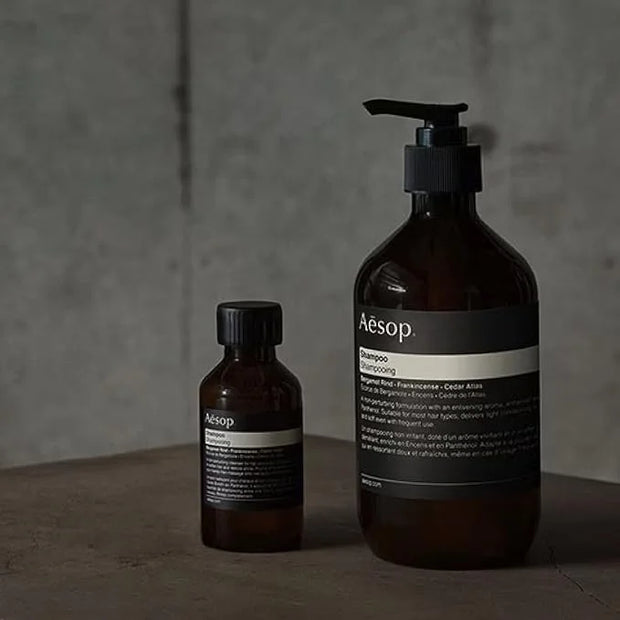 Aesop Shampoo | Soften Hair, Restore Shine | Bergamot Rind, Frankincense, Cedar Atlas | 16.9 oz / 500mL - Product Image