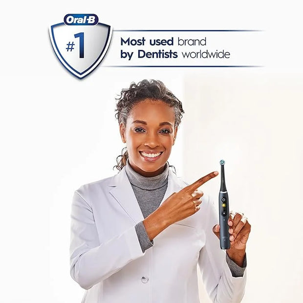 Oral-B iO Series 8 Electric Toothbrush with 2 Replacement Brush Heads, Violet Ametrine - Product Image