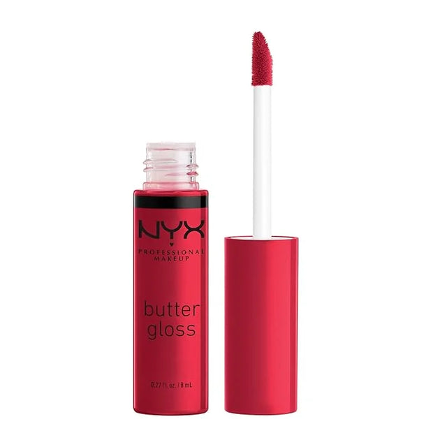 NYX PROFESSIONAL MAKEUP Butter Gloss, Non-Sticky Lip Gloss - Red Velvet (Deep Red) - Product Image