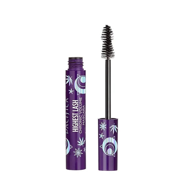Pacifica Beauty, Highest Lash Chronic Volume Mascara, Black, Lash Lift + Conditioning, Vitamin B + Coconut, Silicone, Sulf...