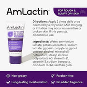AmLactin KP Bumps Be Gone - 3 oz Keratosis Pilaris Moisturizing Cream with 15% Lactic Acid - Exfoliator and Moisturizer fo...