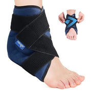 NEWGO Bundle of Cooling Eye Mask and Ankle Foot Ice Wrap - Product Image