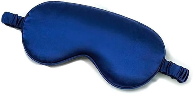 Mulberry Silk Eye Mask, Super Smooth Sleep Mask and Blind Fold (NavyBlue) (8) - Product Image