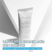 Blanc Doux Oligo Hyaluronic Acid UVA UVB Sun Essence Airy Touch 1.35 Oz SPF 50+ PA++++ Reef-Safe Makeup Base Sunscreen No ...