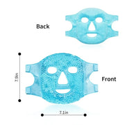 Bundle of CONBELLA Cold Face Eye Masks Ice Face Mask Hot Cold Compress and Ice Face Mask and Silicone Face Mask Cover Set ...