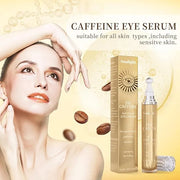 Soulight 5% Caffeine Eye Serum for Dark Circles, Puffiness & Wrinkles - Brightening Under Eyes Treatment with Hyaluronic A...
