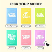 I DEW CARE Glass Skin Face Mask Variety Pack - Let's Get Sheet Faced | For Perfect Care Routine, 2 Week Intense Korean Fac...