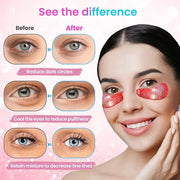 Eye Masks (48 Pairs) - Face Masks Skincare, Undereye Patches for Puffy Eyes, Dark Circles, Wrinkles, Collagen Eye Gels for...