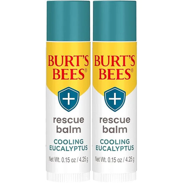 Burt's Bees 100% Natural Origin Rescue Lip Balm With Beeswax and Antioxidant-Rich Turmeric Promotes Healing Of Extremely D...