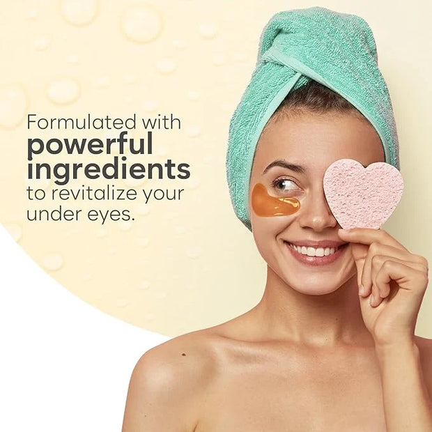Vitamin C Under Eye Patches (30 Pairs), Under Eye Mask for Puffy Eyes, Appearance of Dark Circles, Smoothing & Hydration, ...