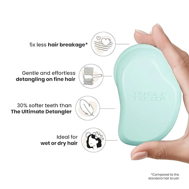 Tangle Teezer Original Detangler Brush, Dry & Wet Hair Brush for Color-Treated, Fine & Fragile Hair Types, Mint Violet - P...