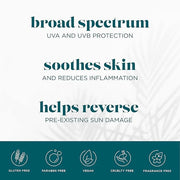 VI Derm Lightweight Daily UV Defense Broad Spectrum SPF 50+ Sunscreen, 2 Fl Oz / 59 mL